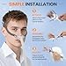 Replacement P10 Frame System for ResMed Airfit P10, Replacement Nasal Pillow Mask Headgear Set - Includes P10 Nasal Pillow, Headgear, CPAP Frame System - Perfect Seal & Ultra Comfort Accessories (M)