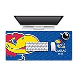 YouTheFan NCAA Kansas Jayhawks Logo Series Desk Pad