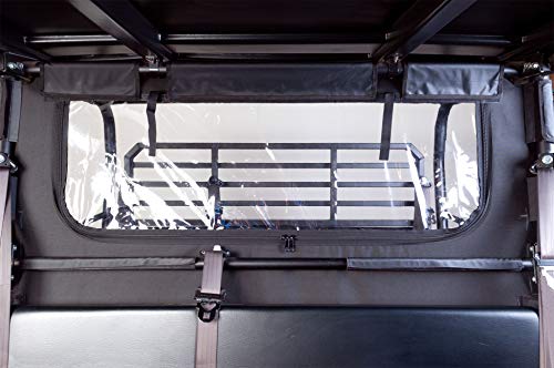 Soft Rear Window / Dust Panel for Kawasaki Mule Pro