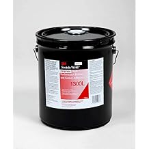 3M Neoprene High Performance Rubber and Gasket Adhesive 1300L, Yellow, 5 Gallon Pour Spout Drum Pail