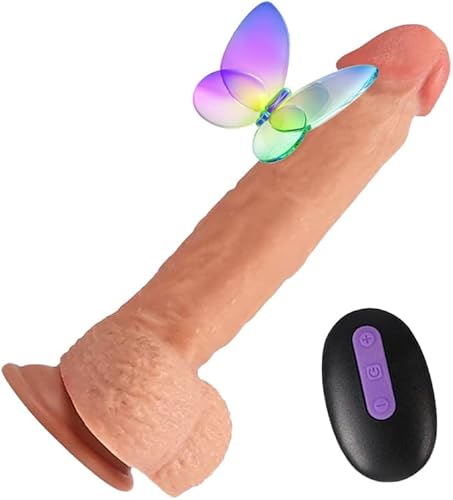 Consolador realista de silicona para principiantes, 8 pulgadas, pene realista flexible para mujeres, parejas, consoladores de estimulación del punto