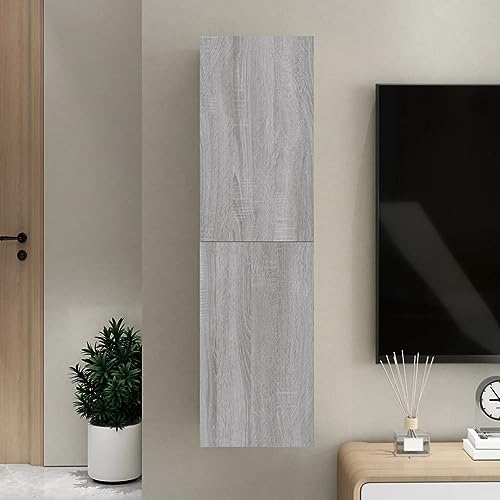 ShGaxin Mueble para TV de Pared Gris Sonoma
