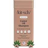 Kitsch Smoothing Castor Oil Liquid Shampoo – Nourishing Hair Shampoo for Women & Men – Smooths Dry, Damaged & Frizzy Hair – Clean, Bio-Based, Color-Safe Hair Care, Made in USA – 12.3 oz