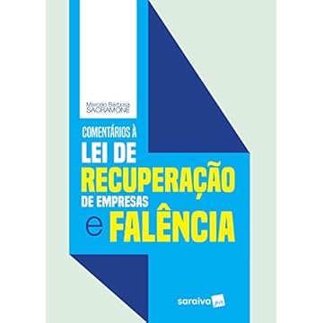 Capa do livro Comentários à lei de recuperação de empresas e falência - 1ª edição de 2018