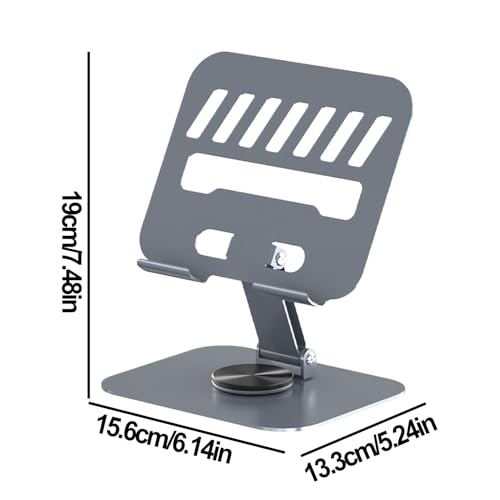 Support ordinateur portable ergonomique support de bureau réglable pivotant - 6