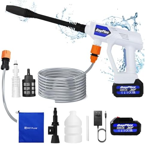 Nettoyeur Haute Pression Portable à Batterie Avec 2 Batteries, Pistolet