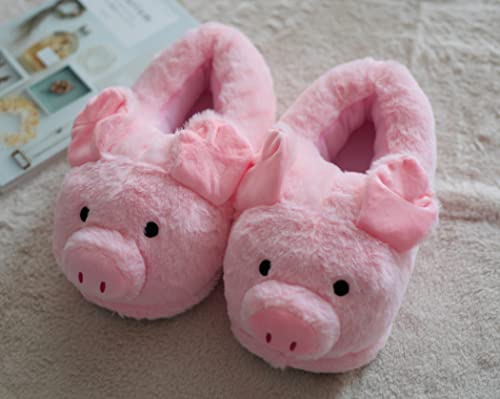 Cartoon animal cotton shoes, interesting pig cotton shoes, indoor and outdoor thermal, men's and women's winter adult4