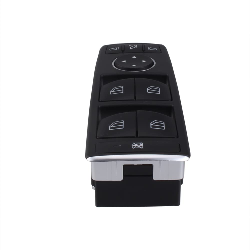 Interruttore finestrino Elettrico Interruttore di Comando alzacristallo Elettrico Anteriore Sinistro per Mercedes-Benz B G GL ML GLA Classe A1669054400 Interruttore di Controllo finestrino