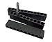 Toolcool 10pcs 10 Holes Hex Shank Screwdriver Bit Holder Plastic Screwdriver Head Storage Case