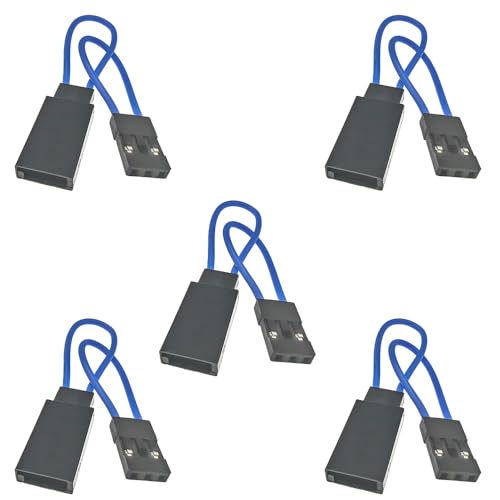 JIECHUN 5PCS RC Receiver Universal Bind Plug Cable for Flysky FS-GR3E FS-IA6B Spektrum AR630 AR8020T AR8360T Receivers