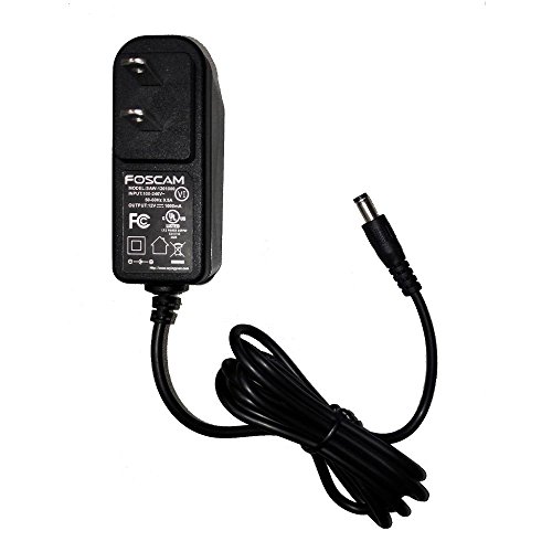 Foscam Us Standard Dc Power Supply 12V 1000Mah -Black #TOP12