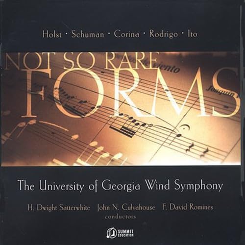 Forms [Audio CD] UNIVERSITY OF GEORGIA WIND ENSEMBLE