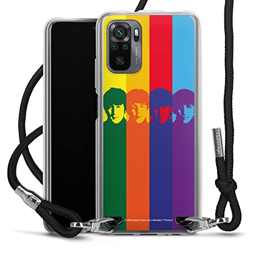 DeinDesign Coque Collier Compatible avec Xiaomi Redmi Note 10S Coque avec Cordon Coque avec Cordon Arc-en-Ciel The… - Les Beatles, Paul McCartney, John Lennon, RIngo Starr, George Harrison DeinDesign Coque Collier Compatible avec Xiaomi Redmi Note 10S Coque avec Cordon Coque avec Cordon Arc-en-Ciel The…