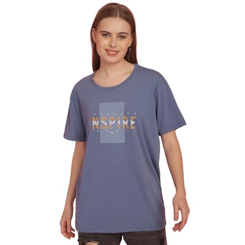 Image of Mack Jonney Printed Round Neck Cotton Regular Fit Half Sleeves Tshirt for Women(Pack of 3)-MACK631301