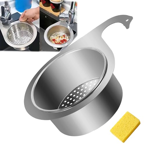 Colador para fregadero de acero inoxidable Swan
