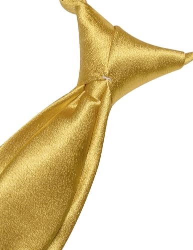 Image of Barry.Wang Boys Ties Pre-Tied Satin Solid Color Kids Tie Pocket Square Set Adjustable Formal Necktie Graduation School