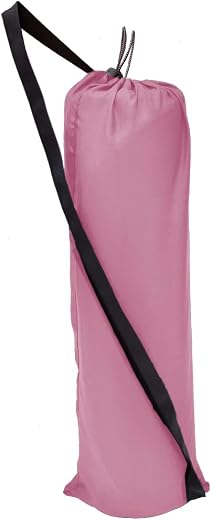 Panchtatava Luxury B.Pink_Strechable_Dori.lockExercise Mat Cover Bag ONLY with Broad Strap