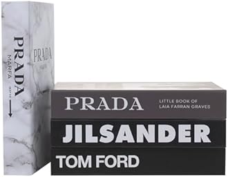 PROBENEX Marble Large | 4 PCS Faux Decorative Books for Home Decor | Not Real Books (Cardboard Boxes) | Coffee Table, Bookshelf & Shelf Styling Display Props for Living Room, Office