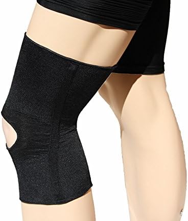 Miniatura 3 de Alpha Medical Rodillera con soporte de compresión de rótula abierta con soporte antivuelco, estabilizador de rodilla, alivio del dolor de rodilla