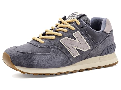 New Balance Chaussure Lifestyle Model W574 58W - Blue Indigo White 36.5, 9ou Dark Grey Matter, 37 EU