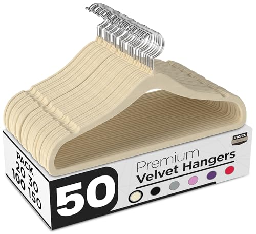 Best value: Utopia Home Premium Non-Slip Velvet Hangers