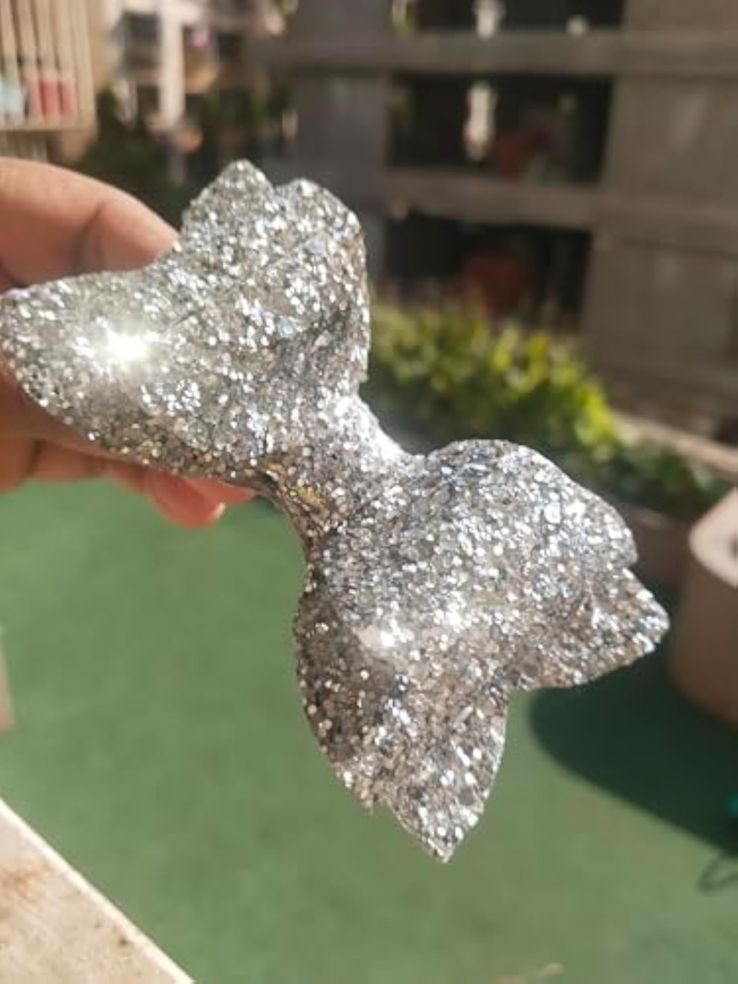 Glitter Bows Hair Clips with Alligator Clips for Girls