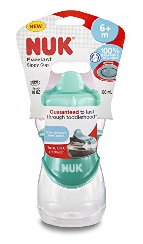 Nuk Silicone Everlast Sippy Cup, Green, 10Oz 1Pk #TOP5