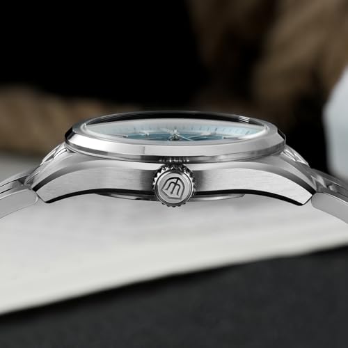 Image of watchdives WD0003 Original Design Aventurine Men Watch VH31 Sweep Second Quartz Watch 36mm Sapphire Crystal Luxury Wristwatch 100m Waterproof Stainless Steel