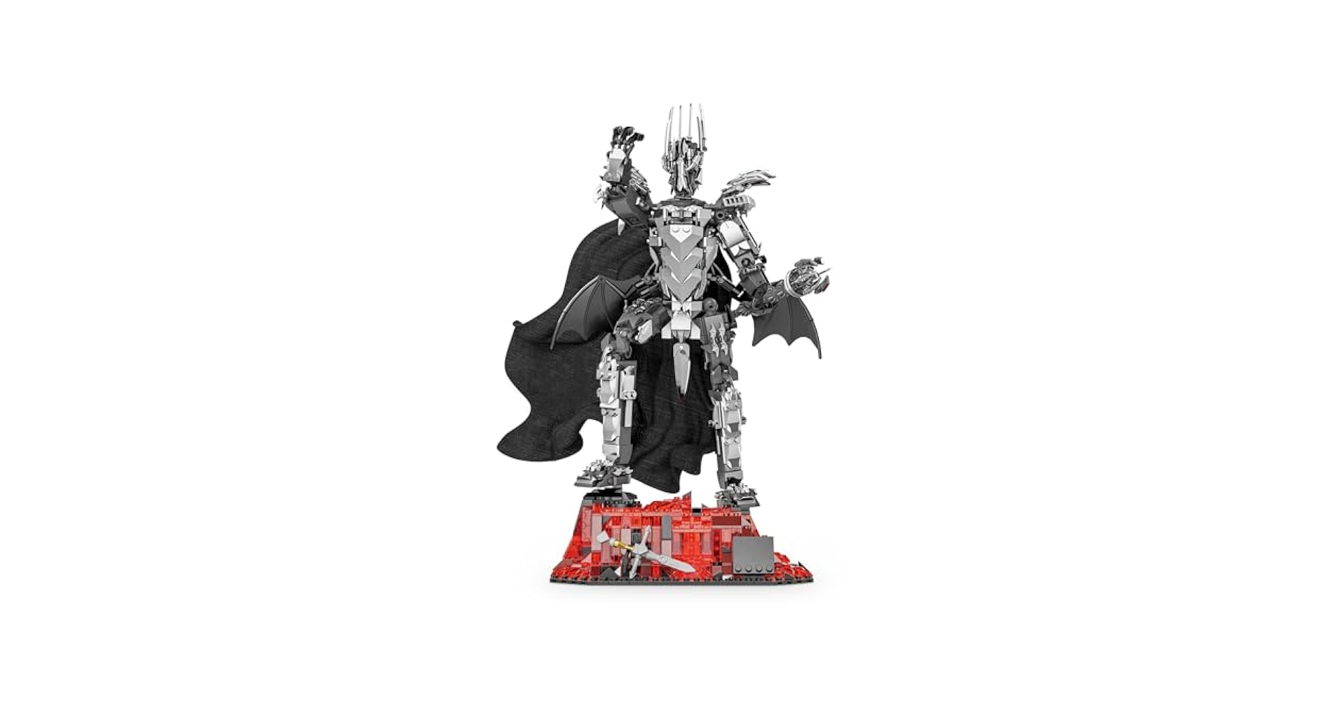 The Sauron2 フルカスタムレゴフィギュア Amazon.com: Dark Lord Building Set with Light Magma Base