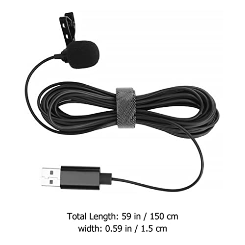 SOLUSTRE 1 Pc Plugue Usb Condensador de Desktop Compatível Com Clip- On E Adaptador de Trabalho Play