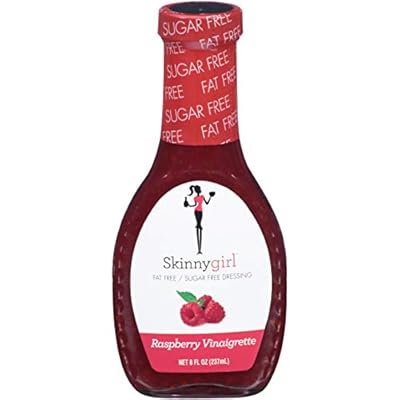 Skinnygirl Sugar Free Gluten Free Salad Dressing, Raspberry Vinaigrette, 8 Ounce Pack of 12