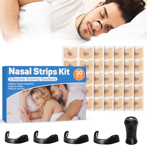 Snoring Aids for Men Magnetic Nose Strips Anti-Snoring Nasal Stri...