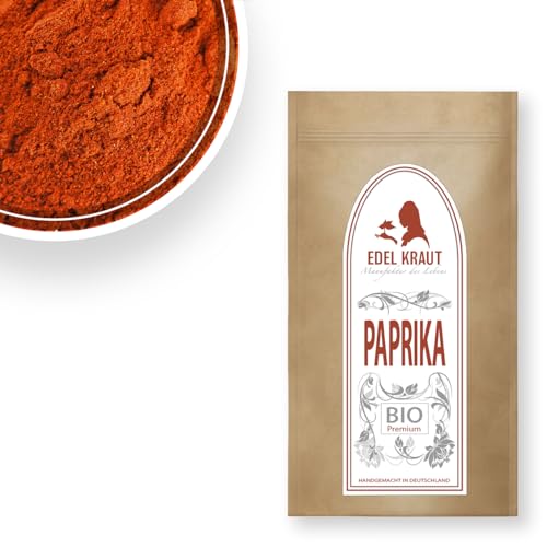 Paprika edelsüß BIO 500g | EDEL KRAUT - 100% naturreines BIO Paprikapulver - PREMIUM Paprikagewürz - organic sweet pepper powder - ohne jegliche Zusatzstoffe