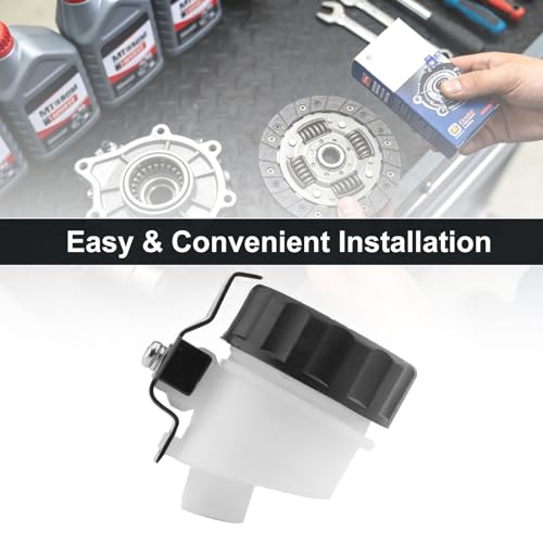 Image of Dweekiy Motorcycle Clutch Reservoir, Clutch Master Cylinder Oil Reservoir Fluid Bottle for VTR1000F 98-04, CBR1000RR 04-07