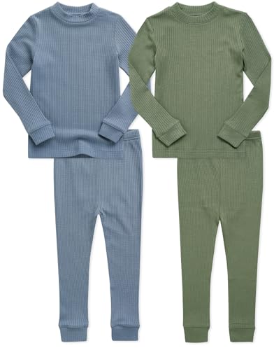 VAENAIT BABY 6M-12Y Kids Toddler Junior Girls Boys Soft Comfy Modal Tencel Sleepwear Pajamas 2pcs/4pcs Set