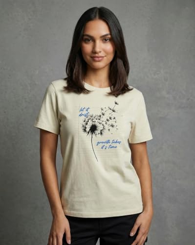 Image of Nobero Women's Graphic Printed Regular Fit Cotton T-Shirt | Casual Tees for Women (Pack of 3)
