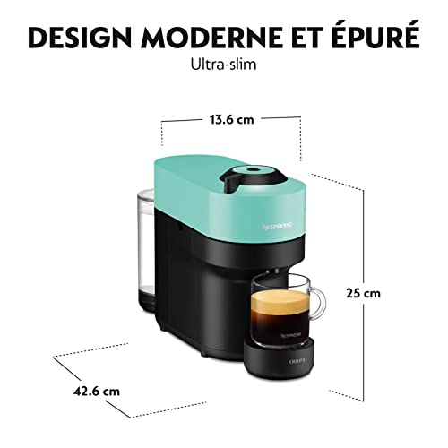 Nespresso Krups Vertuo POP Kaffeemaschine, Grün, Kapselmaschine YY4887FD – Bild 4