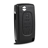 Surepromise 3 Tasten Schlüssel Gehäuse Klappschlüssel Rohling Fernbedienung Ersatz