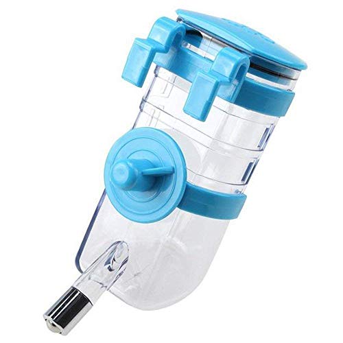 Image of Sage Square Dog Water Dispenser - Convenient Hanging Water Fountain Bottle for Dogs, Cats, Rabbits, and Puppies - Size 350ML - Keep Your Pet Hydrated, Happy Pets, Happy Owners.
