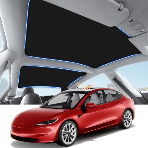 CARTIST テスラ モデル3 サンシェード ルーフガラス用 2024年以降モデル(ハイランド)専用 マグネット式 2枚セット