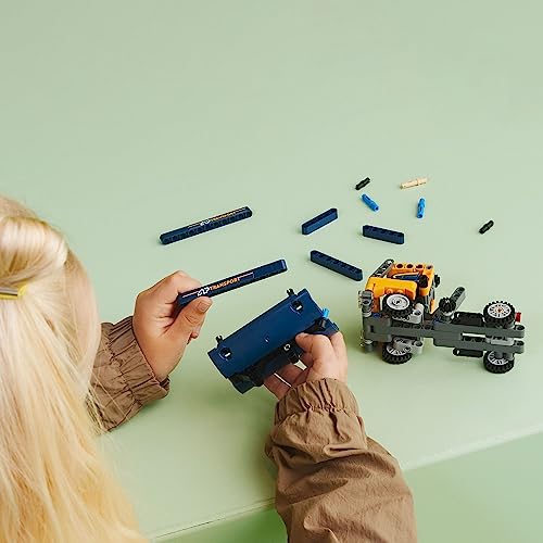 LEGO Technic Dump Truck 42147, 2in1 Toy Set, Construction Vehicle Model to Excavator Digger, Engineering Toys, Gift for Kids, Boys, Girls Ages 7 Plus - Image 4