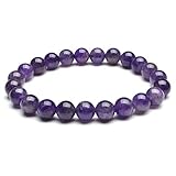 [福縁閣] 天然石 パワーストーン ブレスレット アメジスト（6mm）