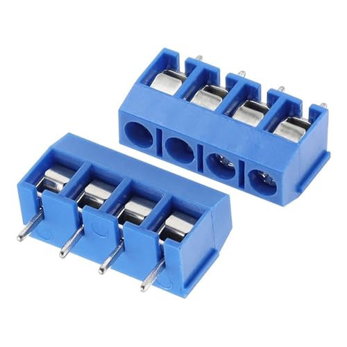 Evita soldar cables sueltos con el conector KF301 4Pin de tornillo para placa PCB 5