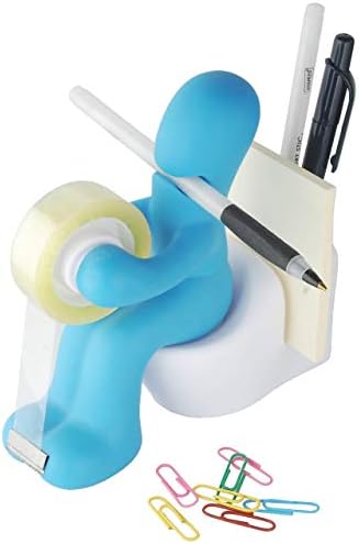 Tech Tools "The Butt" Office Supply Holder - Includes Paper Clip Storage, Tape Dispenser, Memo Pad and Pen Holder - Great Organizational Tool