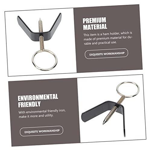 Zerodeko 2 Sets Ham Stand Household Tools Stand Up Chicken Roaster Ham Holder Serrano Restaurant Ham Holder Ham Rack Folding Bracket Ham Accessories Spanish Ham Fixing Holder Original #TOP6