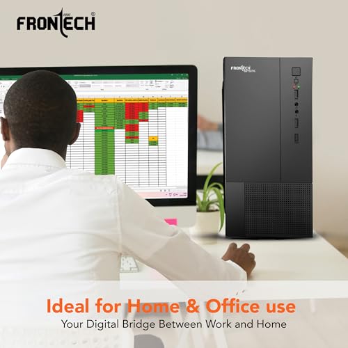 FRONTECH Mystic Silver Series Cabinet/Computer Case with HD Audio | ATX/Mini ATX Compatible | 2 Front USB - 2.0 | Ideal for Home/Office/Gaming... - Image 4