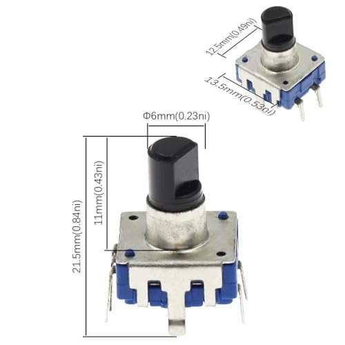 Encodeur rotatif EC12 pour console de mixage et projet électronique DIY - 3