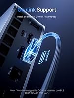 MINIS FORUM M1 Pro-285H AI Mini PC mit Intel Core Ultra 9 285H Prozessor, 16C/16T bis 5,4 GHz, USB4, RAID, OCuLink, Wi-Fi 7, BT 5.4, Quad 4K Display，Ohne RAM und SSD – Ansicht 5