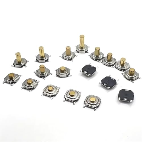 Interrupteur tactile 4x4x5mm résout les faux contacts boutons cuivre 4 broches micro x100