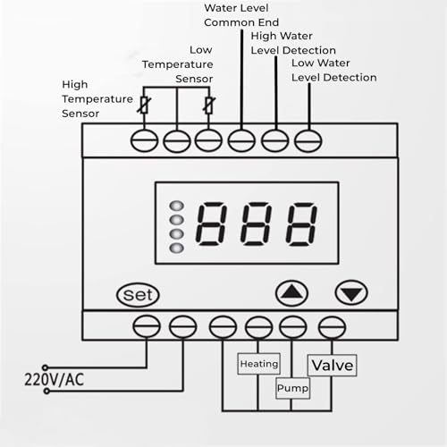 Thermostat de chauffe-eau solaire pour réguler la température - 5